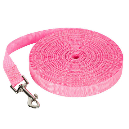 Nylon Dog Training Leashes Pet Supplies Walking Harness Collar Leader Rope for Dogs Cat 1.5M 1.8M 3M 4.5M 6M 10M