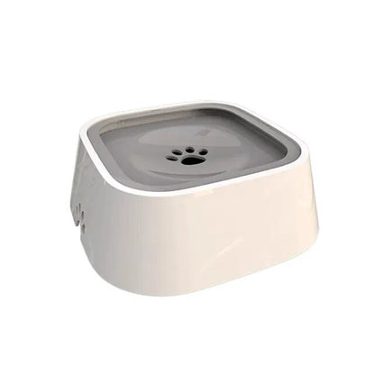 1.5L Dog Drinking Water Bowls Floating Non-Wetting Mouth Cat Slow Anti-Overflow Water Feeding Dispenser Large Capacity