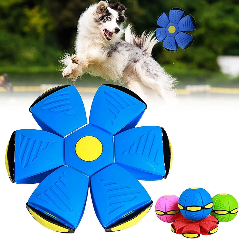 Futurism Saucer Ball Dog Toys Magic Funny Pet Toy Flying Saucer Outdoor Dog Training Toy Pelota Perro Dogs Accessoires