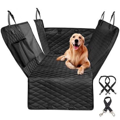 143×153CM Double Zipper Car Pet Seat Pad Waterproof Dirt Resistant Suitable Multiple Models Solid Color Cars Rear Seats Cushions