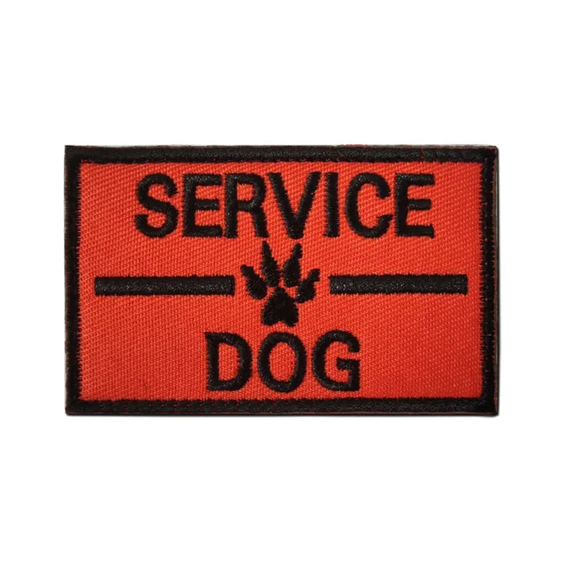 Service Dog Badge Do Not Pet Patch Pet Training Dog Strap Hook & Loop Badge Applique Backpacks Tactical Patch