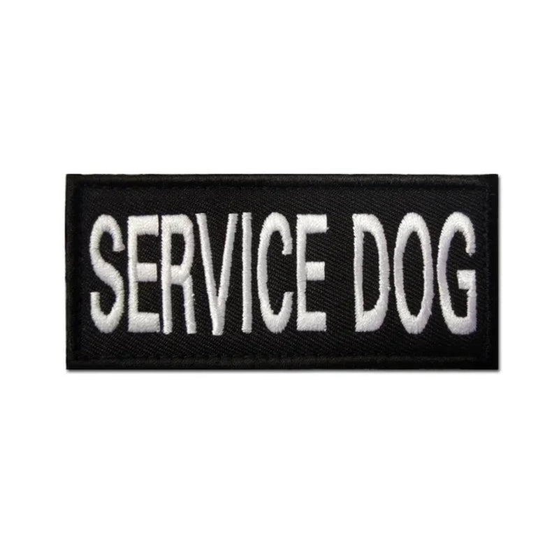 Service Dog Badge Do Not Pet Patch Pet Training Dog Strap Hook & Loop Badge Applique Backpacks Tactical Patch