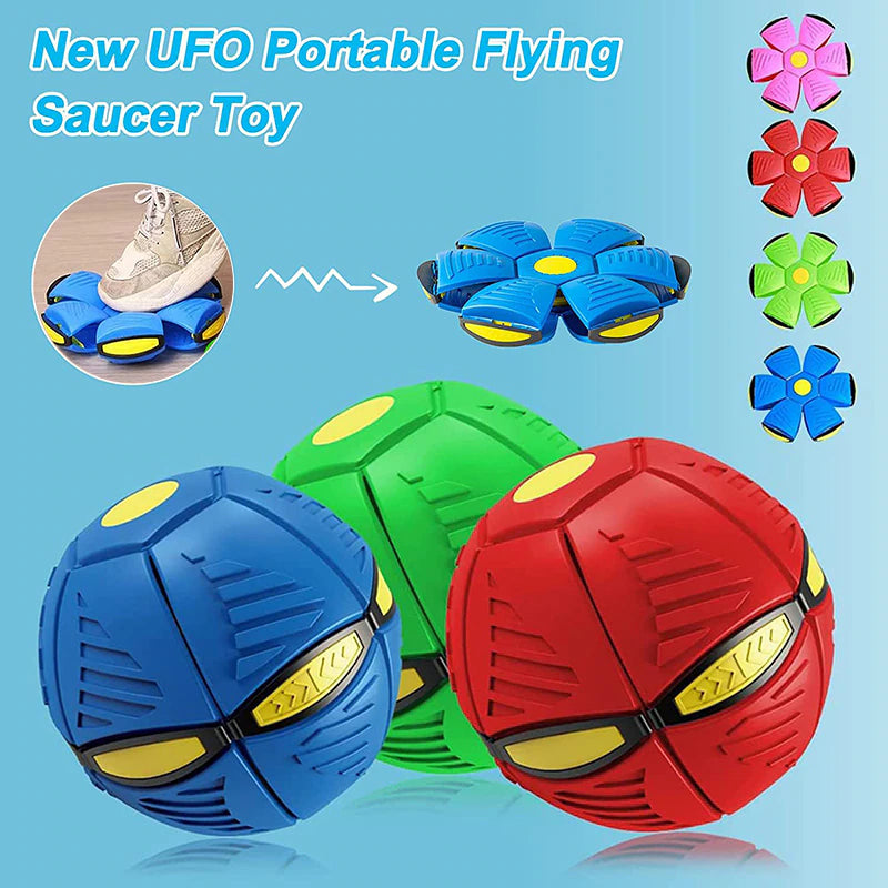 Futurism Saucer Ball Dog Toys Magic Funny Pet Toy Flying Saucer Outdoor Dog Training Toy Pelota Perro Dogs Accessoires