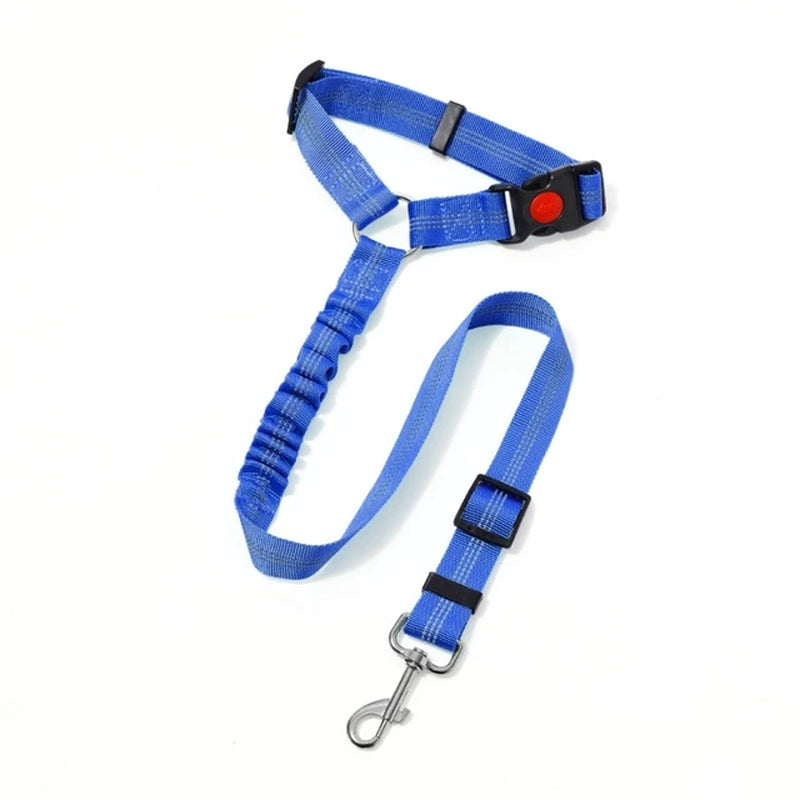 Pet Products Car Seat Belt Dog Leash with Buffer Elastic Reflective Safety Rope Leash Dog Rope