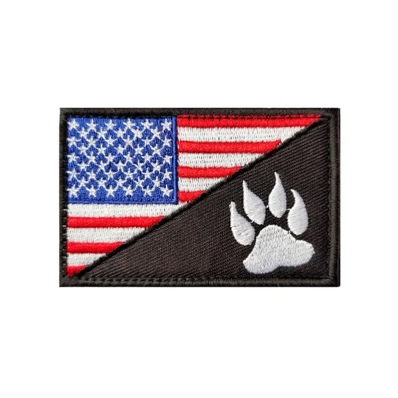 Service Dog Badge Do Not Pet Patch Pet Training Dog Strap Hook & Loop Badge Applique Backpacks Tactical Patch